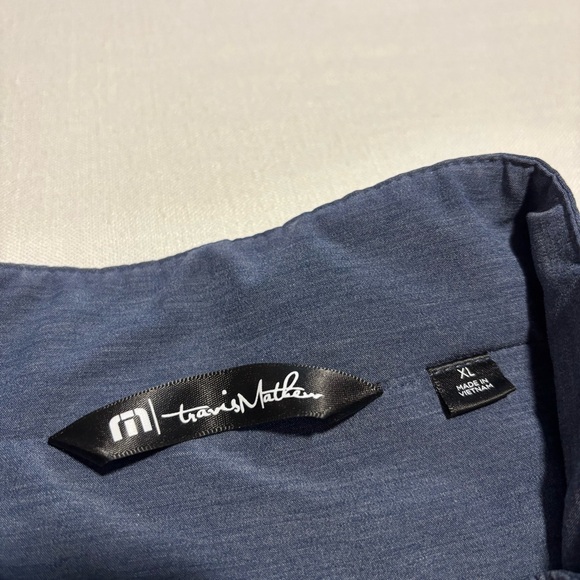 Men’s Travis Mathew Top of the Line Golf Vest | Heather Dress Blues | Size XL - Picture 5 of 12